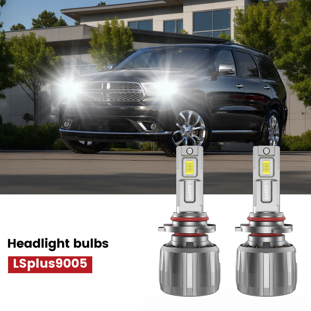 Lasfit 9005 led headlight bulbs fit for 2016-2020 Dodge Durango 