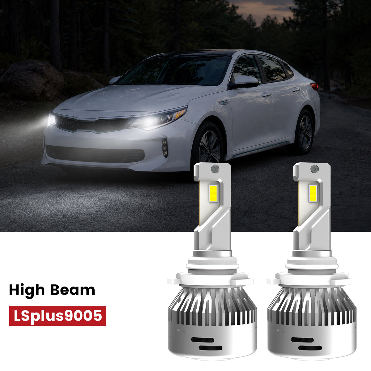 Lasfit 9005 led high beam fit for 2016-2020 Kia Optima Hybrid