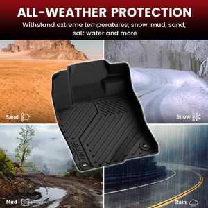 Fit for 2016-2021 Honda Civic Custom Floor Mats 1st & 2nd Row