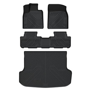 Fit for 2016-2022 Lexus RX350 RX350l RX450h RX450hl Custom Floor Mats TPE Material 1st & 2nd Row & Cargo Mats
