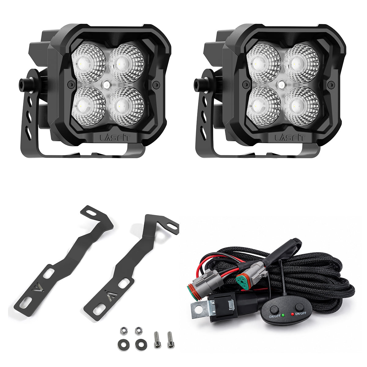 2016-2023 Toyota Tacoma 1500 3 inch  white flood ditch light