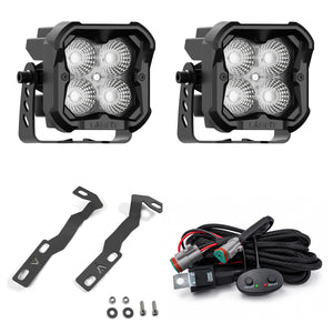 2016-2023 Toyota Tacoma 1500 3 inch  white flood ditch light