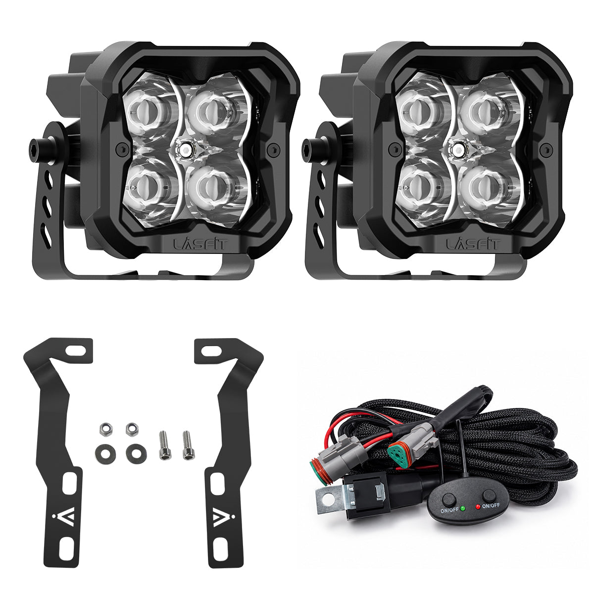 2016-2023 Toyota Tacoma 1500 3 inch white spot ditch light