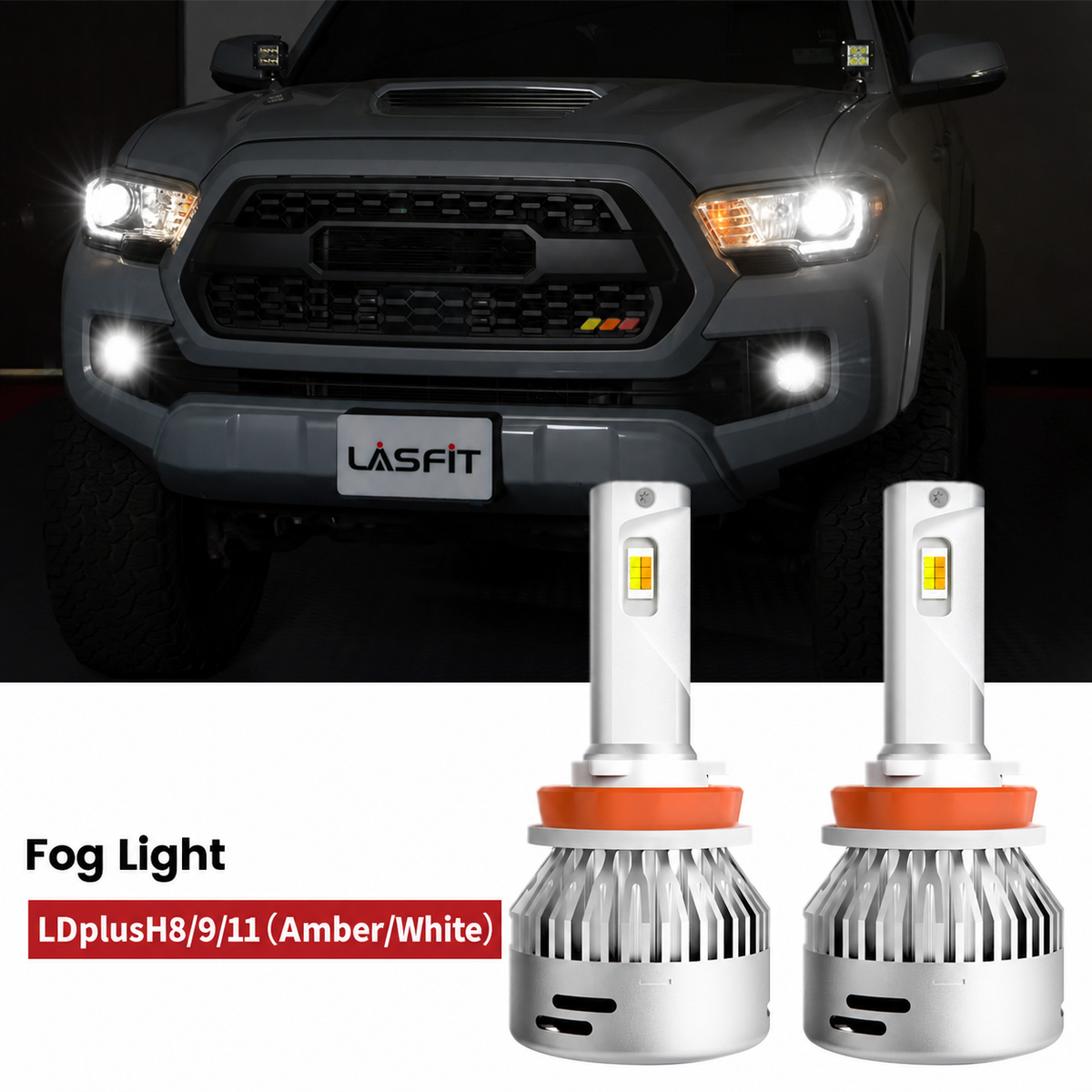 Fit for 2016-2023 Toyota Tacoma The Brightest LED Bulbs Upgrade | Tested and Verified