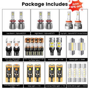 Fit for 2016-2023 Toyota Tacoma The Brightest LED Bulbs Upgrade | Tested and Verified