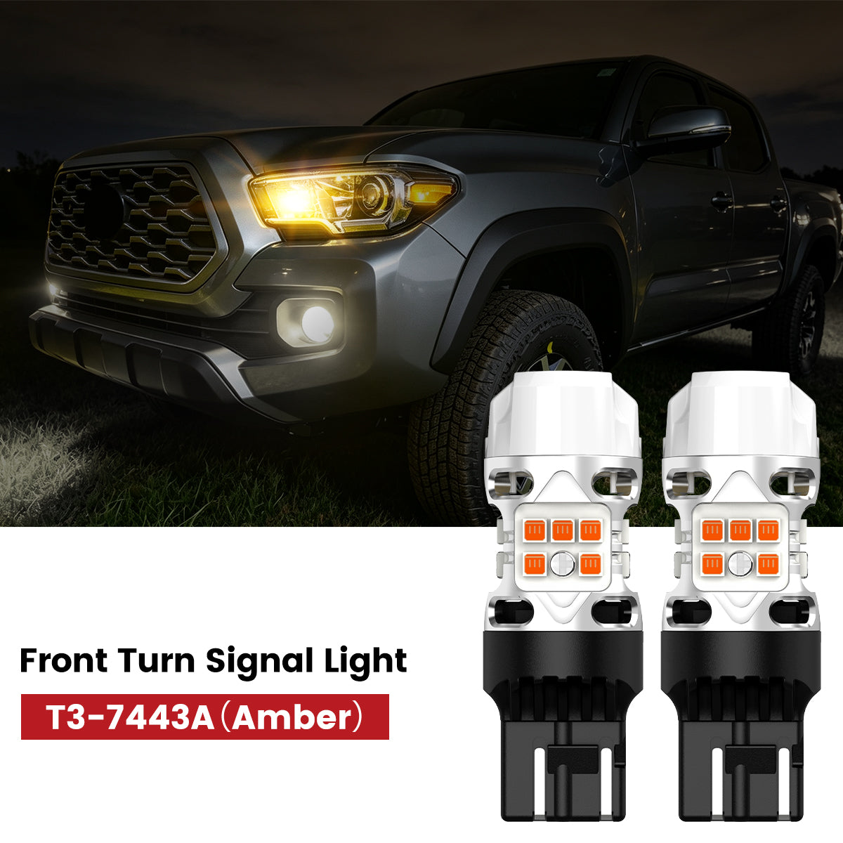 Fit for 2016-2023 Toyota Tacoma LED Turn Signal Bulbs