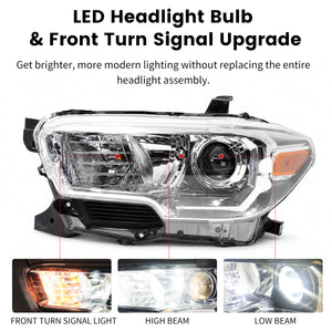 Fit for 2016-2023 Toyota Tacoma The Brightest LED Bulbs Upgrade | Tested and Verified