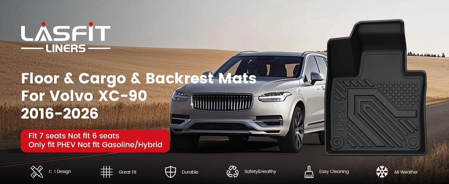 2016-2025 Volvo XC90 floor mats
