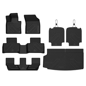 Fit for 2016-2026 Volvo XC90 Floor & Seatback & Cargo Mats, Not Fit Hybrid