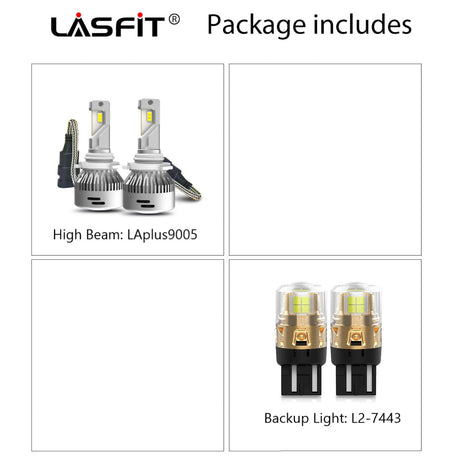 Fit for 2017-2018 Chrysler Pacifica Custom H11 LED Bulbs w/Dust Cover Exterior Lights