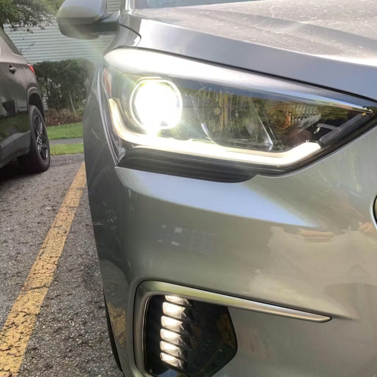 Fit for 2017-2018 Hyundai Santa Fe Custom H7 LED Bulbs Exterior Interior Lights, Santa Fe Sport Included