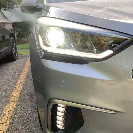 Fit for 2017-2018 Hyundai Santa Fe Custom H7 LED Bulbs Exterior Interior Lights, Santa Fe Sport Included