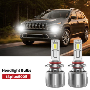 Lasfit 9005 led headlight bulbs fit for 2017-2018 Jeep Cherokee 