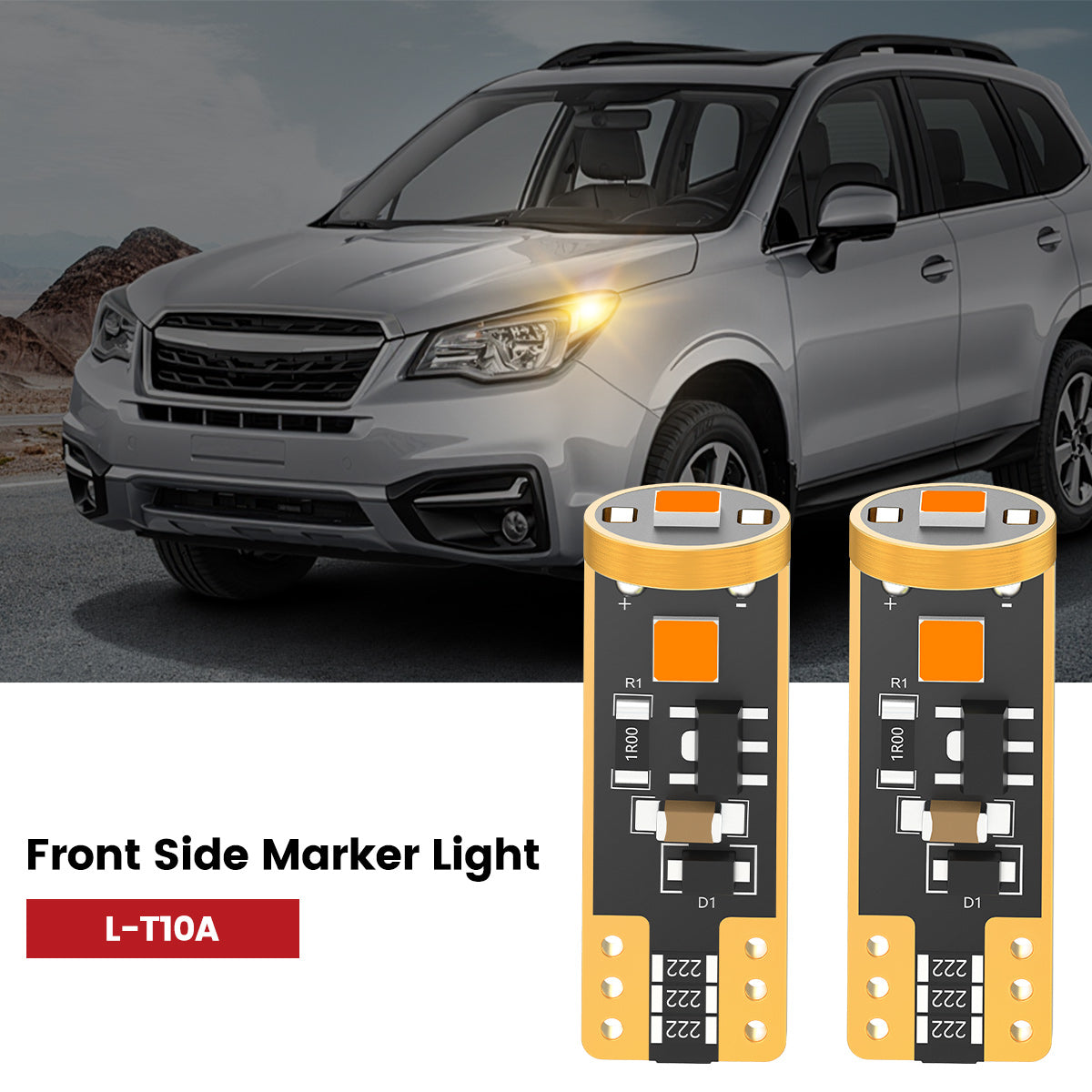 Lasfit 168 led front side marker light fit for 2017-2018 Subaru Forester 