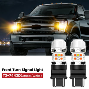 Lasfit 7443 led front turn signal light fit for 2011-2016 Ford Chassis Cab F-350/450/550