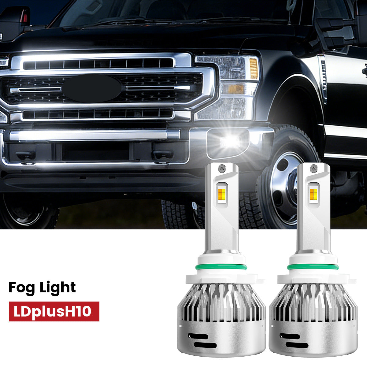 Lasfit H10 led fog light fit for 2017-2019 Ford Chassis Cab F-350/450/550