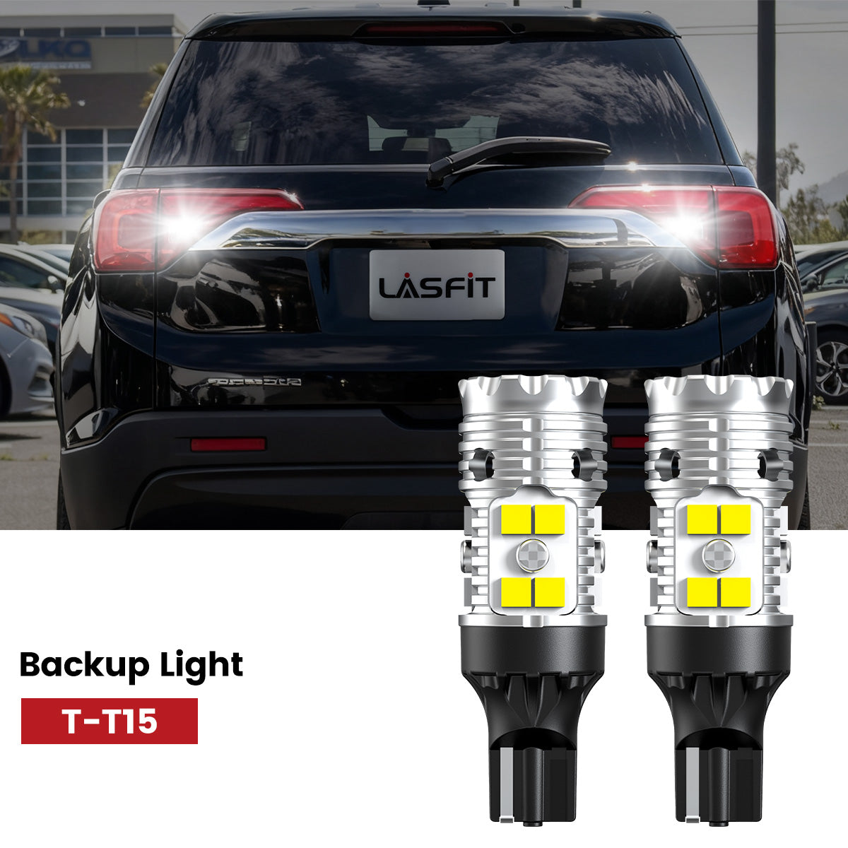 Lasfit 921 led backup lights fit for 2017-2019 GMC Acadia