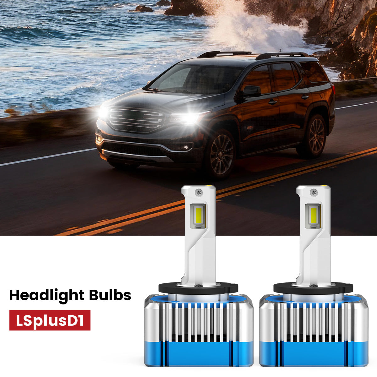 Lasfit D1s led headlight bulbs fit for 2017-2019 GMC Acadia