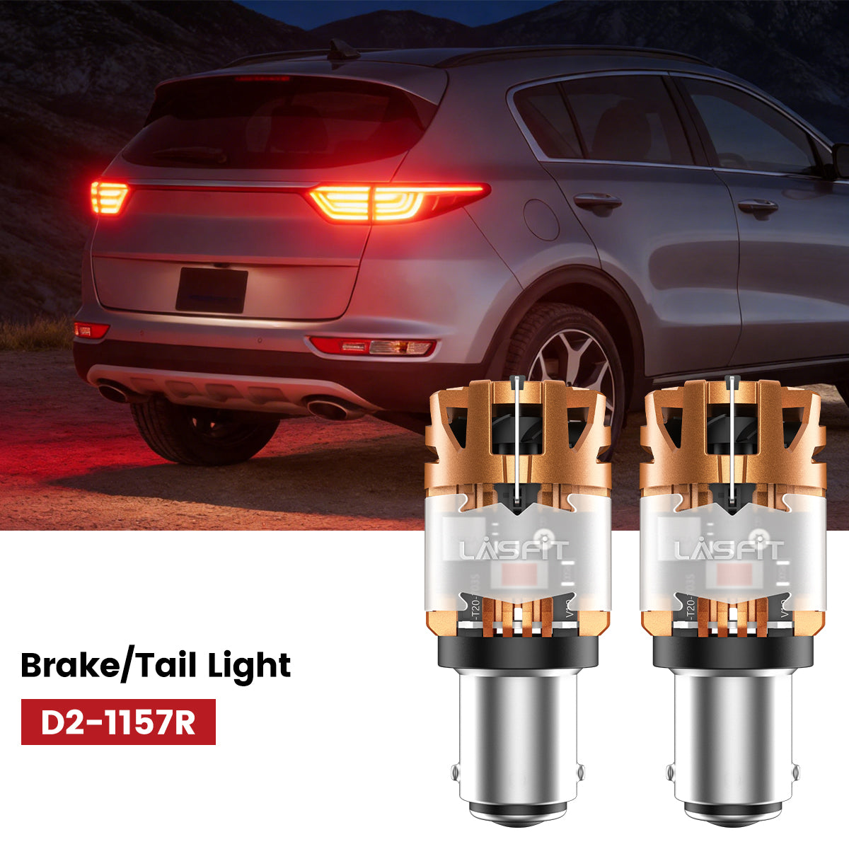 Lasfit 1157 led brake/tail lights fit for 2017-2019 Kia Sportage