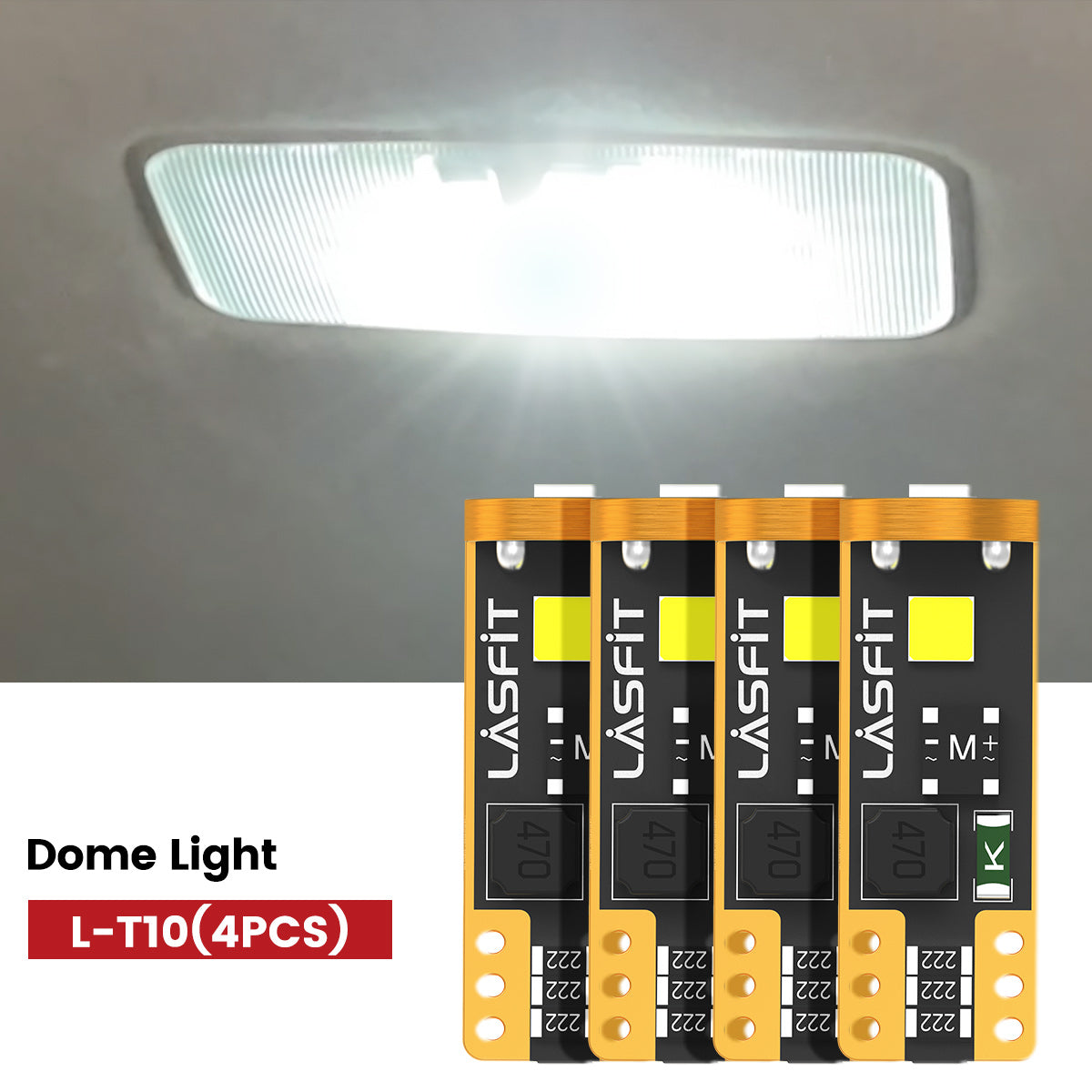 Lasfit 168 led dome light fit for 2017-2019 Toyota Highlander