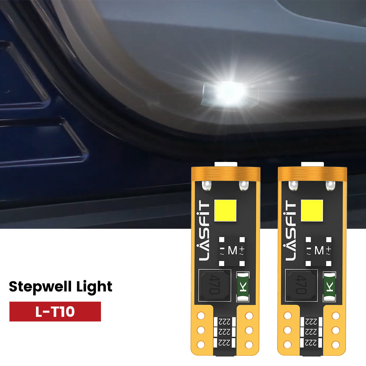 Lasfit 168 led stepwell light fit for 2017-2019 Toyota Highlander