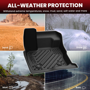 Fit for 2017-2020 Ford Fusion Custom Floor Mats & Cargo Mat All Weather