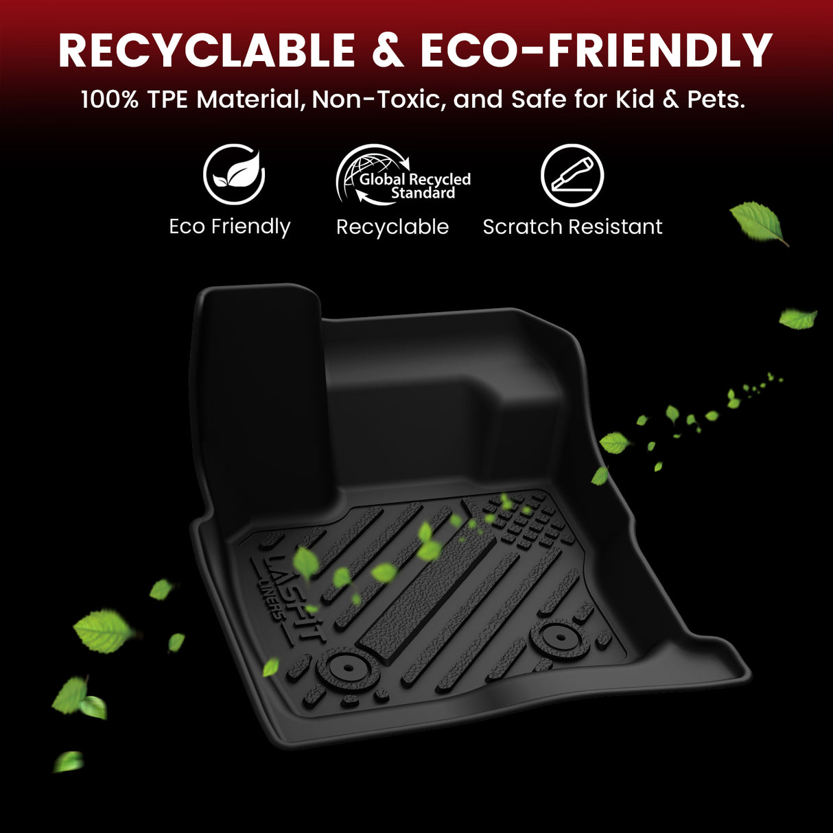 Fit for 2017-2020 Ford Fusion Custom Floor Mats & Cargo Mat TPE Material