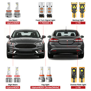 Lasfit led bulbs for 2017-2020 ford fusion  
