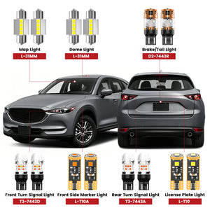 Lasfit led bulbs for 2017-2021 Mazda CX-5