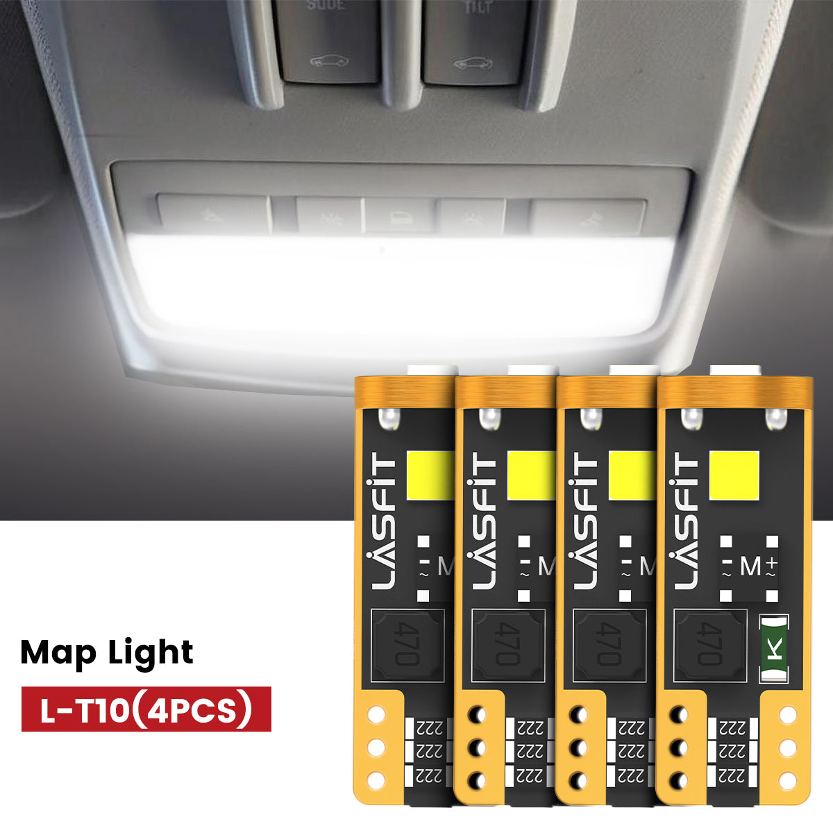 Lasfit 168 led map lights fit for 2017-2022 Chevrolet Trax
