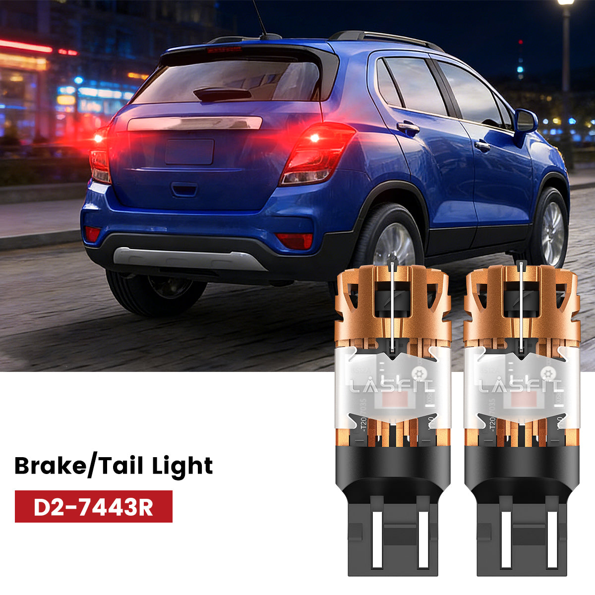 Lasfit 7443 led brake/tail lights fit for 2017-2022 Chevrolet Trax