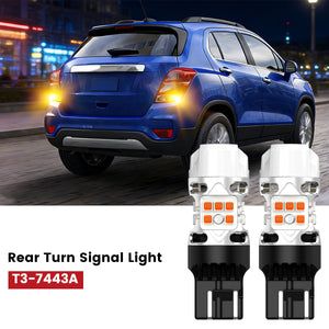 Lasfit 7443 led rear turn signal lights fit for 2017-2022 Chevrolet Trax
