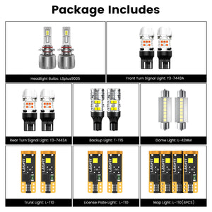Lasfit combo package led bulbs for 2017-2022 Chevrolet Trax LT