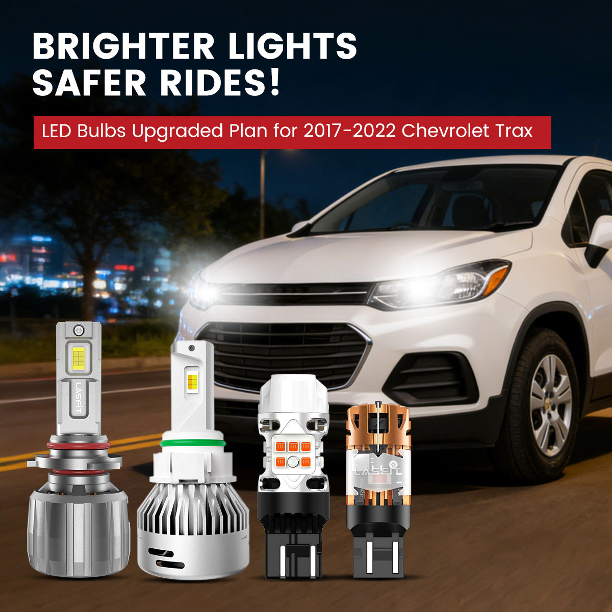Lasfit LED Bulbs for 2017-2022 Chevrolet Trax