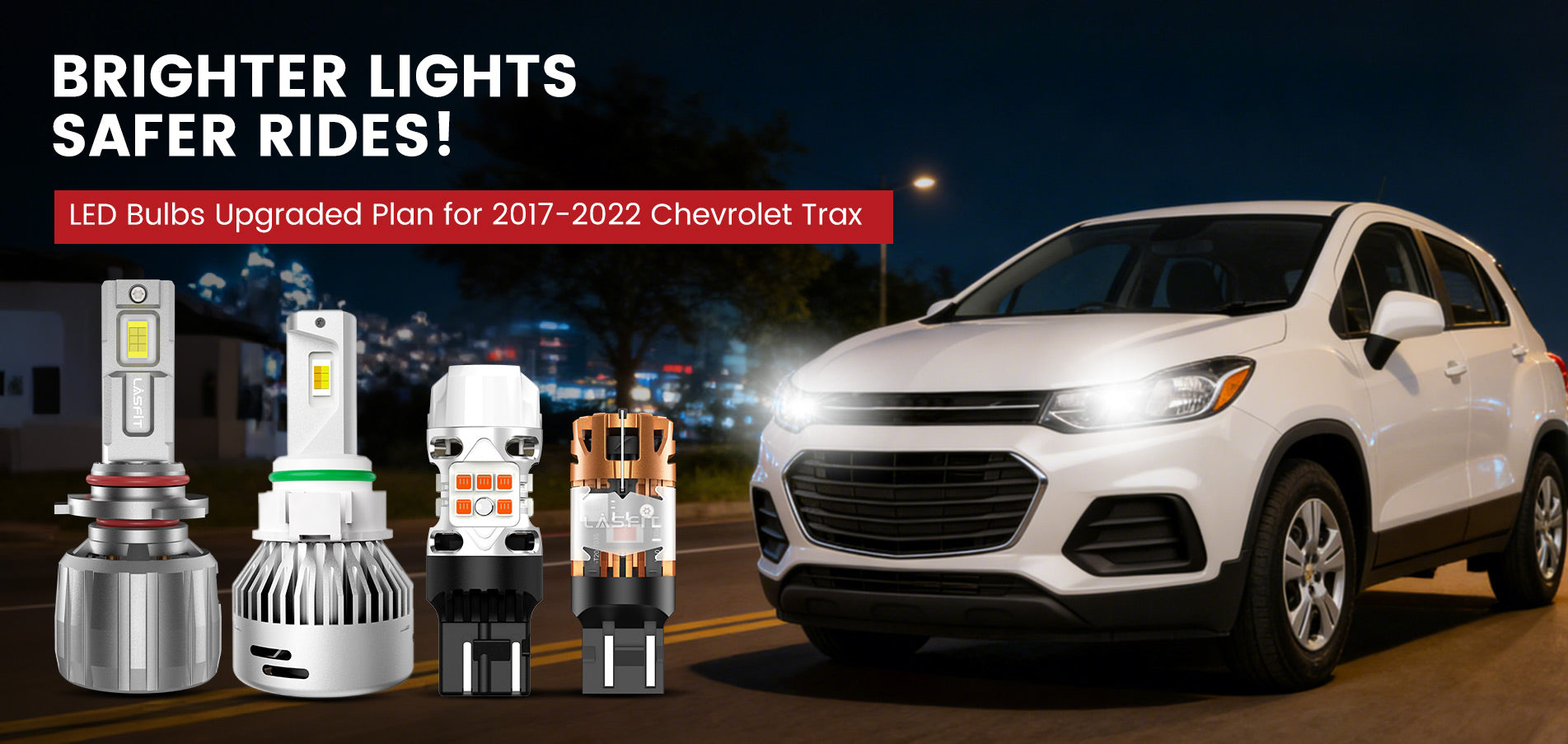 Lasfit LED Bulbs for 2017-2022 Chevrolet Trax