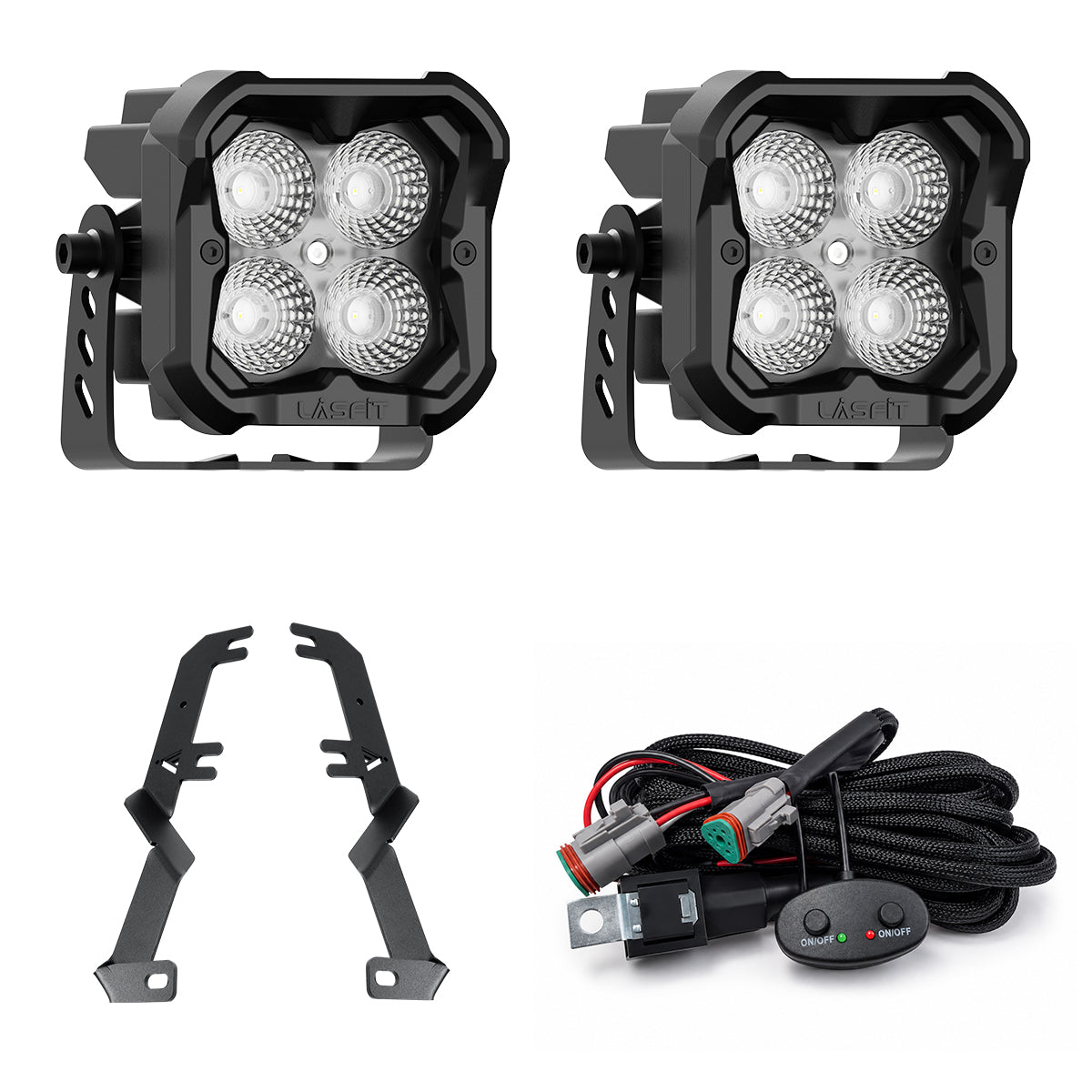 2017-2022 Ford F-250 F-350 3 inch white flood ditch light