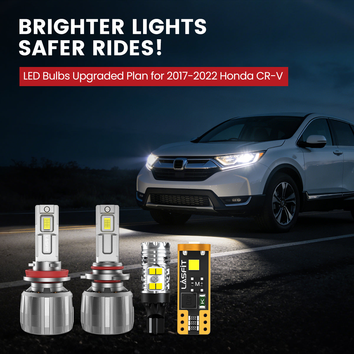 Lasfit LED Bulbs for 2017-2022 Honda CR-V