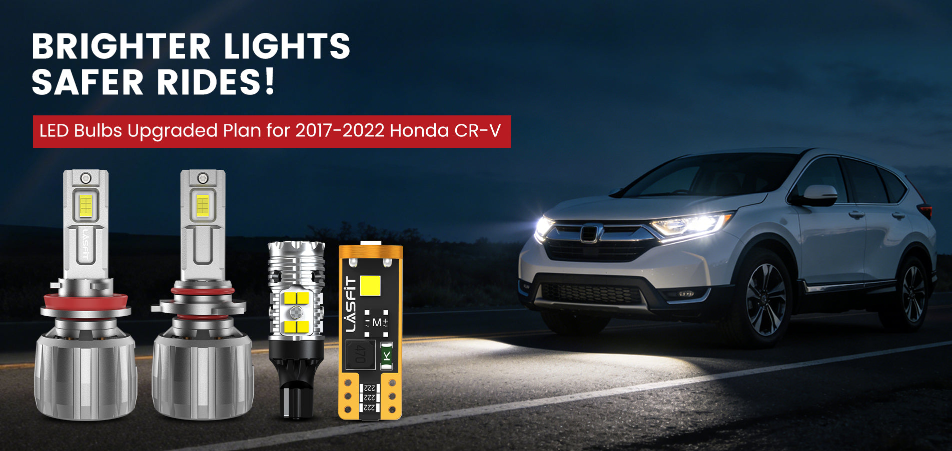 Lasfit LED Bulbs for 2017-2022 Honda CR-V