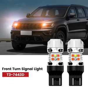 Lasfit 7443 led front turn signal light fit for 2017-2022 Jeep Grand Cherokee