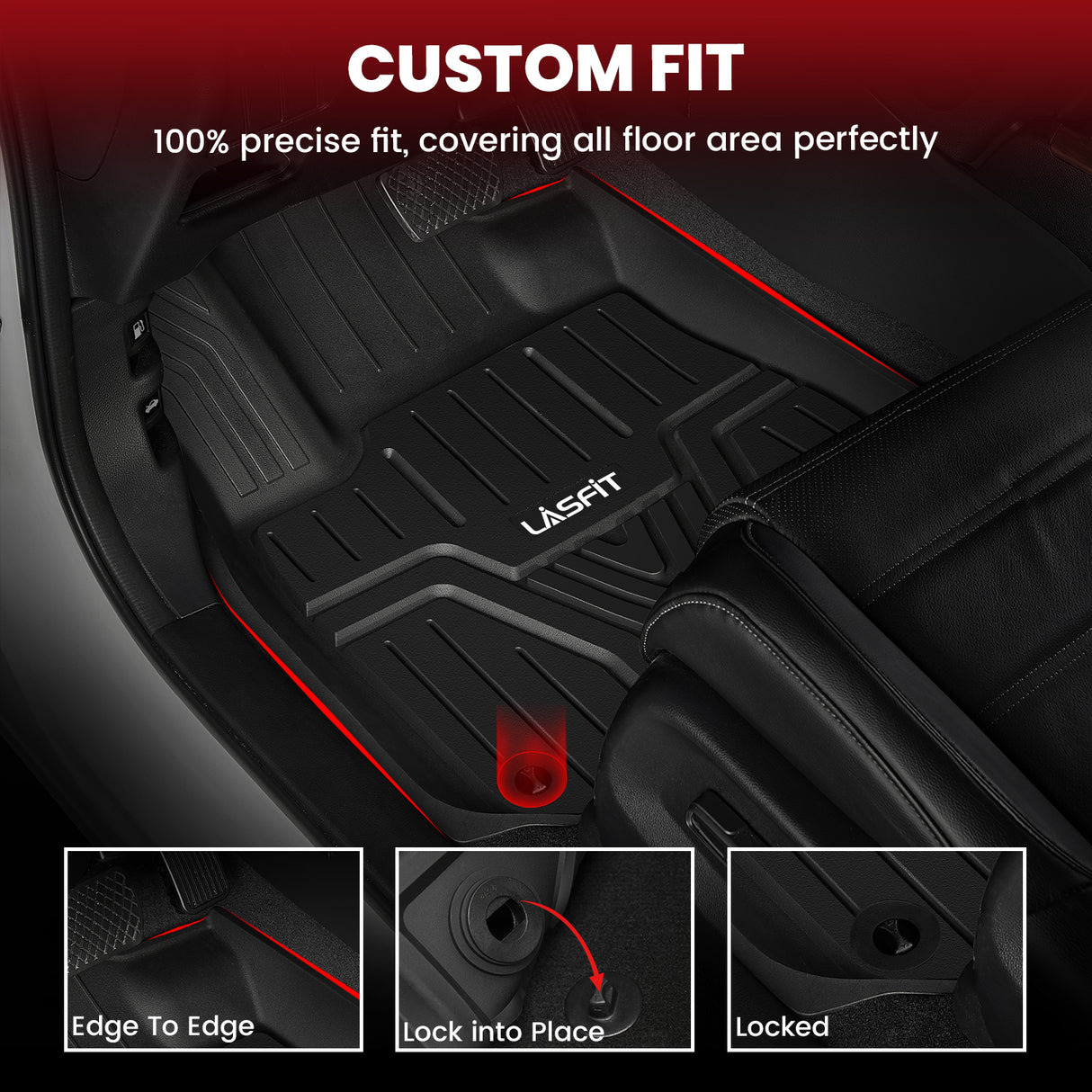 2017-2022 Honda CR-V 1st & 2nd Row & Cargo Mats Custom Fit