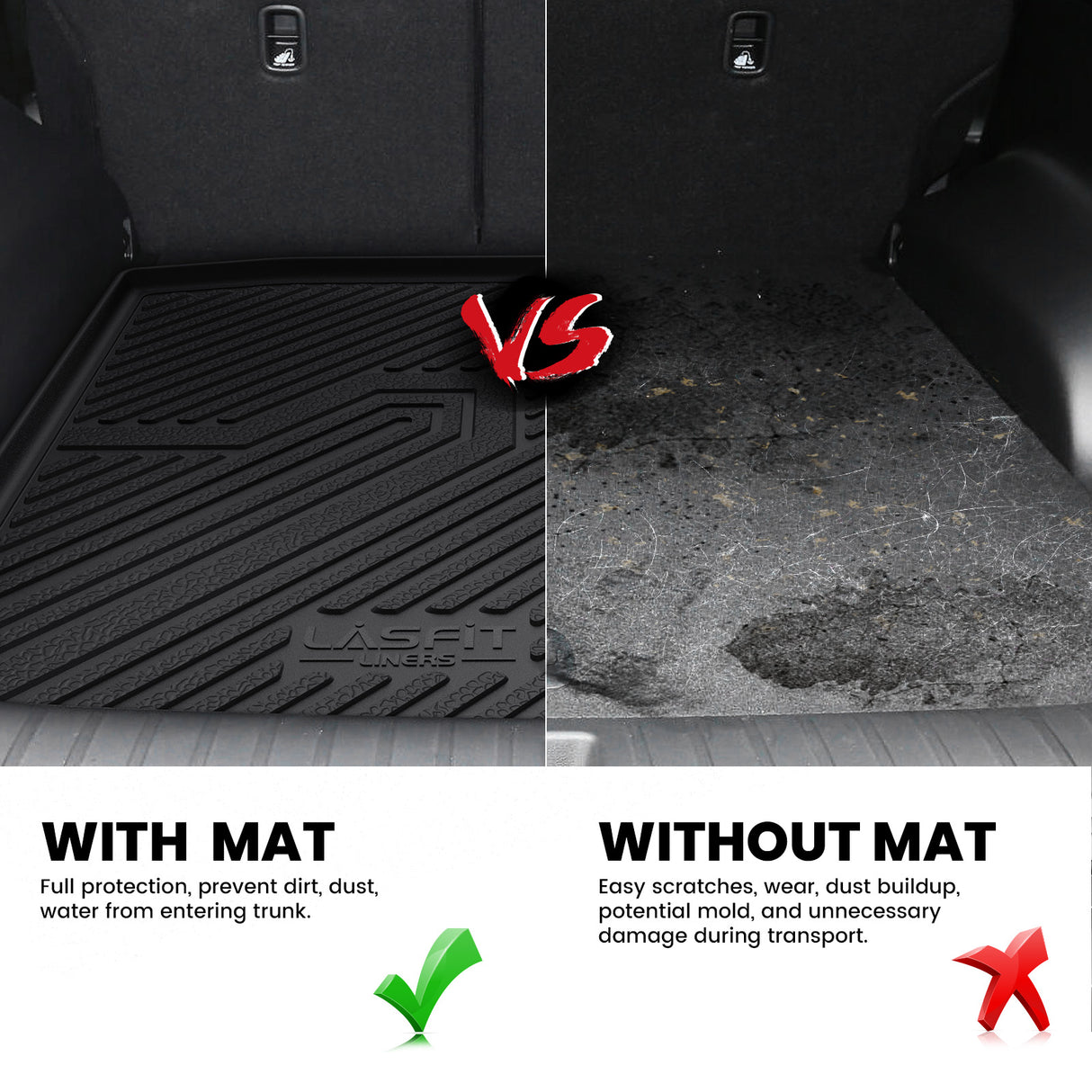 Fit for 2017-2022 Honda CR-V Custom Floor Mats | Cargo Mat Available