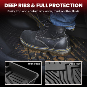 2017-2022 Honda CR-V Custom Floor Mats Cargo Mat Deep Ribs Full Protection