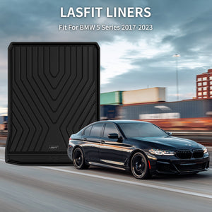 Fit for 2017-2023 BMW 5 Series Floor Mats/Cargo Mat(Fit Spare Tire), for 520i 530e 530i 535i 540i 540d 550i