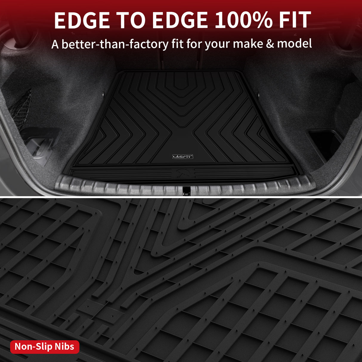 Fit for 2017-2023 BMW 5 Series Floor Mats/Cargo Mat(Fit Spare Tire), for 520i 530e 530i 535i 540i 540d 550i