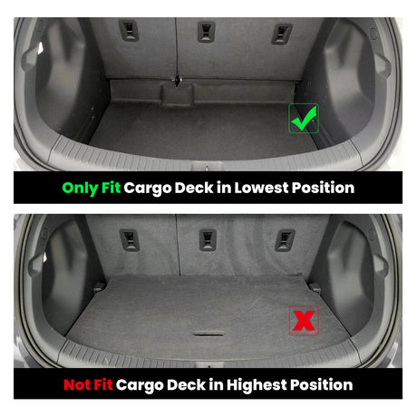  2017-2023 Chevrolet Bolt EV Cargo Mat Fit Lowest Postion Only