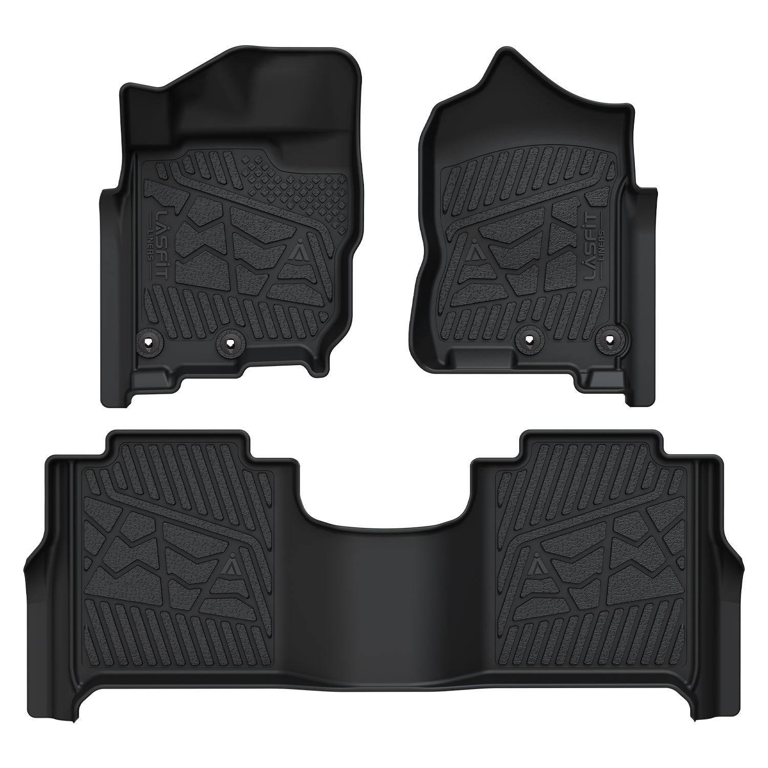 Fit for 2016-2024 Nissan Titan XD TPE Floor Mats, Fit Equipped with Re