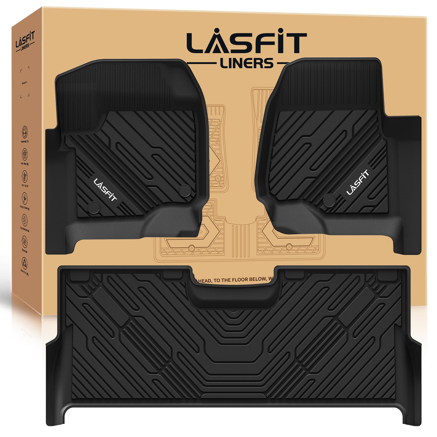 Ford Super Duty F-250 / F-350 / F-450 / F-550 2017-2026 Floor Mats