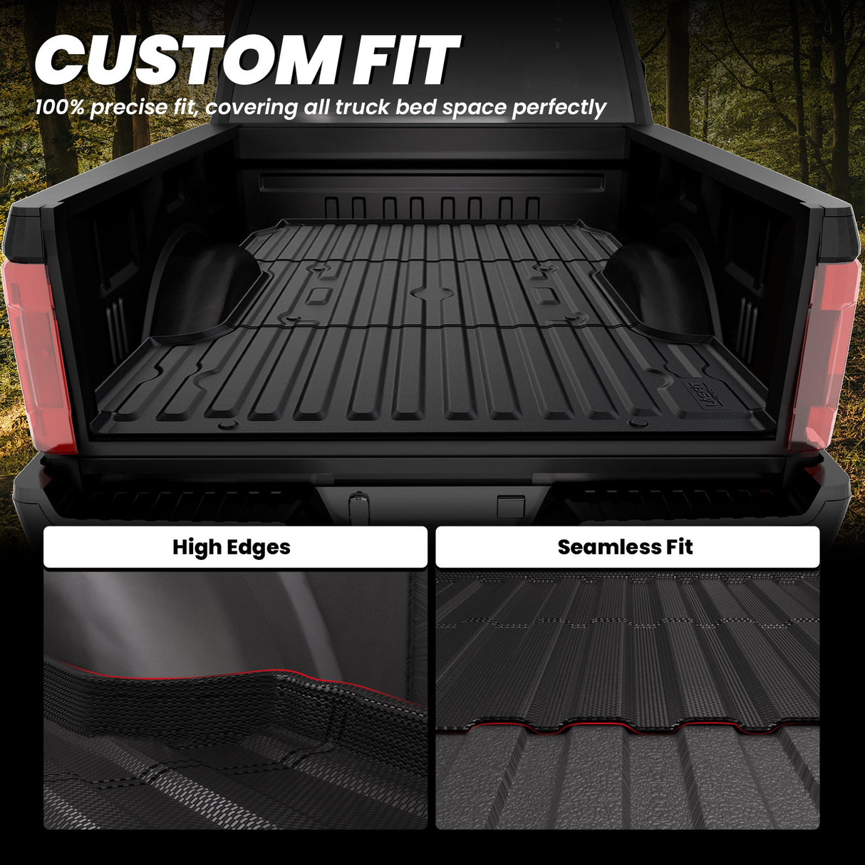 Fit for 2017-2026 Ford Super Duty 8.0FT Bed Mat Custom Fit