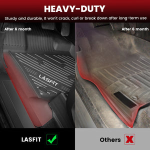  2017-2026 Ford F-250 F-350 F-450 F-550 Crew Cab/Super Cab Floor Mats, Only Fit Carpet Floor Sturdy and Durable