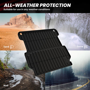 Fit for 2017-2026 Honda Ridgeline 5.3FT(64") Heavy Duty Truck Bed Mat All Weather Protection